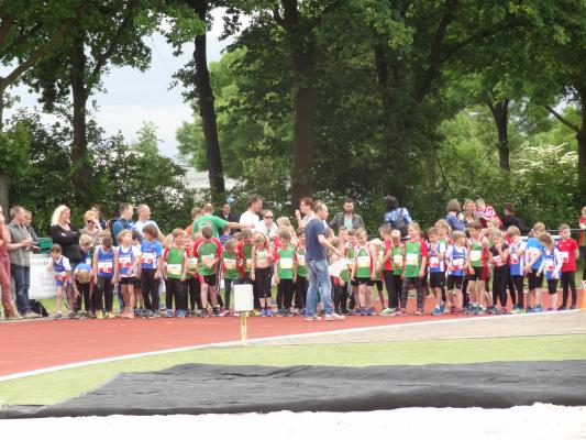 De start van het meters maken pupillen BC mini