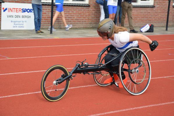 Desiree tijdens de clubkampioenschappen in 2014