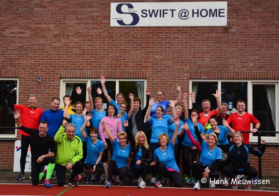 De groep Start to Runners na het lopen van hun eerste drie kilometer