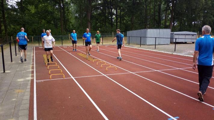 Docent Ton van Laethem (NKS) die de trainers flink bezig hield op de zaterdagmiddag.