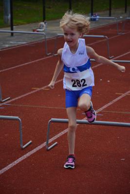 Elke Bens in actie.